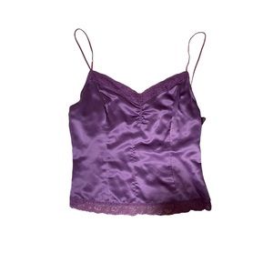 Y2K purple cami